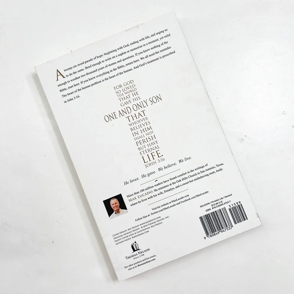 The Numbers of Hope by Max Lucado paperback book